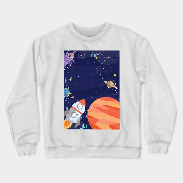 Poster Rocket Crewneck Sweatshirt by Tribun Dash